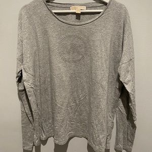 MICHAEL KORS gray top